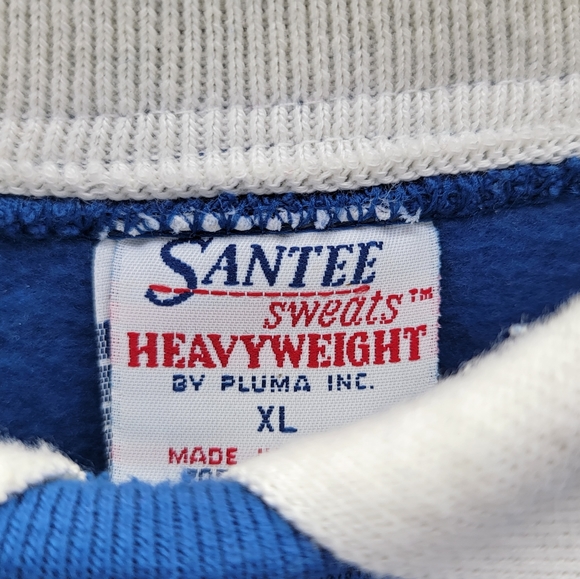 Vintage Blue Street Jazz Band Fresno California Santee Sweats Heavyweight XL - Picture 3 of 8